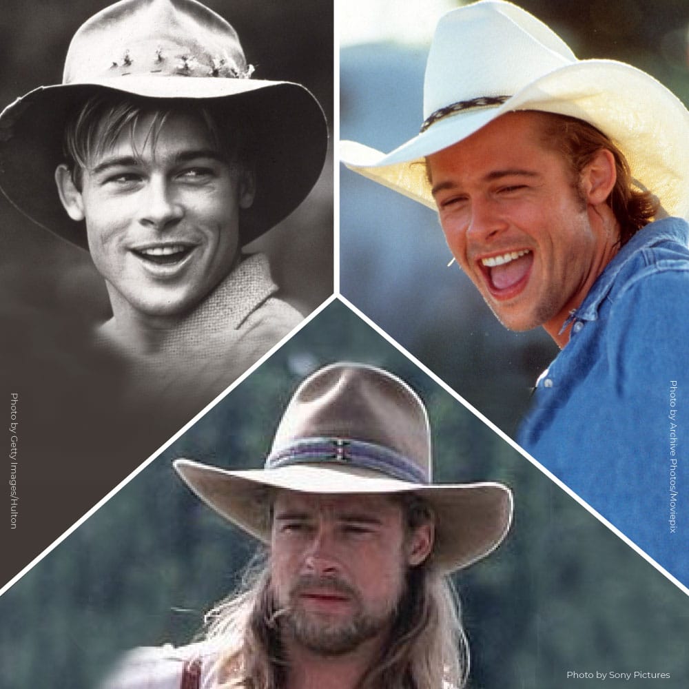 Brad Pitt Hat Styles (with Photos) – American Hat Makers