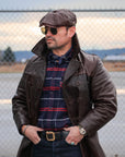 Bourbon St | Mens Leather Cap