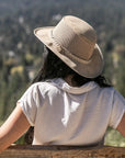 Breeze Latte | Womens Latte Wide Brim Sun Hat