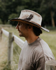 Calamity | Mens Distressed Genuine Leather Cowboy Hat