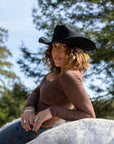 Cattleman Black | Womens Felt Black Cowgirl Hat