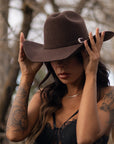 Cattleman | Womens Felt Cowgirl Hat with Western Hat Band