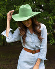 Cattleman | Womens Felt Cowgirl Hat with Western Hat Band
