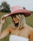 Cattleman | Womens Felt Cowgirl Hat with Western Hat Band