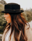 Chi-Town 2.0 | Womens Crushable Wool Felt Pork Pie Hat