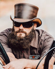 El Dorado | Mens Leather Top Hat