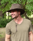Irwin | Mens Western Weathered Outback Hat