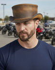 Marlow | Mens Leather Top Hat