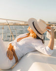 Milan | Womens Firm Straw Fedora Hat