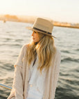 Milan | Womens Firm Straw Fedora Hat