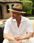Afternoon | Mens Fedora Straw Hat