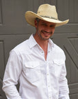 Wyatt | Mens Fine Mexican Palm Tycoon Cowboy Hat