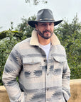 Badlands | Mens Black Buffalo Leather Cowboy Hat