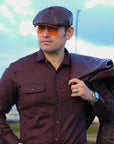 Bourbon St | Mens Leather Cap