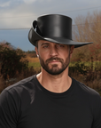 Cavalier | Mens Leather Swashbuckler Pirate Hat