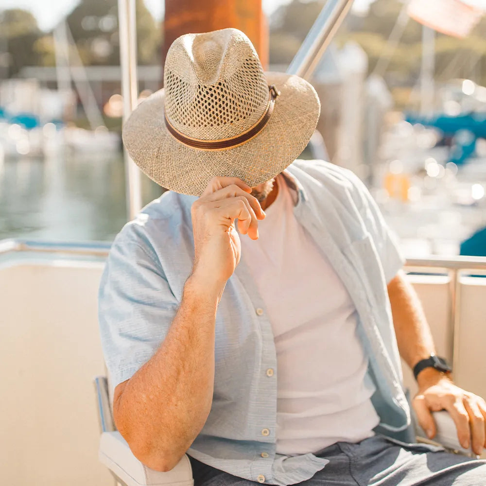 Cubana Mens Seagrass Straw Sun Hat – American Hat Makers