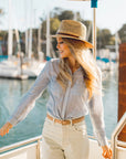 Cubana | Womens Seagrass Straw Sun Hat