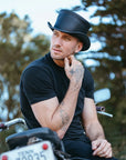 El Dorado | Mens Leather Top Hat