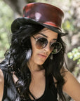 Hampton | Womens Leather Top Hat