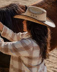Lucas | Womens Mexican Palm Cowgirl Hat