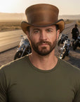 Marlow | Mens Leather Top Hat