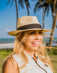 Medellin | Womens Natural Fedora Genuine Panama Hat