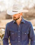 Montana | Mens Straw Cowboy Hat with Western Hat Band