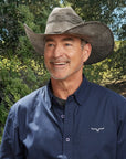 Moonwalk | Mens Bangora Straw Cowboy Hat