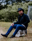 Pale Rider | Mens Leather Top Hat