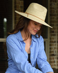 Paulo | Womens Wide Brim Straw Safari Sun Hat