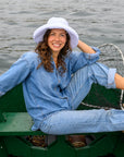 Sunny | Womens Cotton Sun Bucket Hat