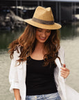 Boxcar | Womens Sand Straw Sun Hat