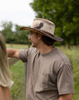 Calamity | Mens Distressed Genuine Leather Cowboy Hat