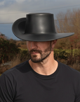 Cavalier | Mens Leather Swashbuckler Pirate Hat
