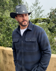 Cyclone | Mens Leather Cowboy Hat