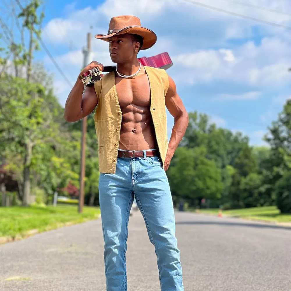 Cyclone | Mens Leather Cowboy Hat