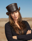 El Dorado | Womens Leather Top Hat
