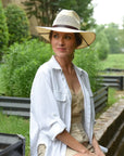 Florence | Womens Wide Brim Firm Straw Sun Hat