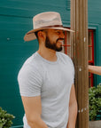 Florence | Mens Wide Brim Firm Straw Sun Hat