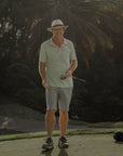 Havana | Mens Ivory Toyo Straw Panama Hat with Downturned Brim