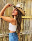 Lucas | Womens Mexican Palm Cowgirl Hat