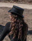 Marlow | Womens Leather Top Hat
