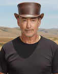 Marlow | Mens Leather Top Hat