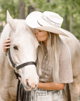 Montana | Womens Straw Cowgirl Hat with Western Hat Band