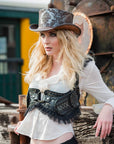 Parlor | Womens Genuine Leather Top Hat