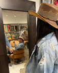 Sierra | Womens American Leather Cowgirl Hat