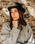 Soho | Womens Trilby Leather Fedora Hat