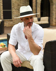 Afternoon | Mens Fedora Straw Hat