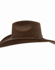 Ace High | Mens Suede Teardrop Crown Rancher Cowboy Hat