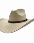 Ace High | Mens Suede Teardrop Crown Rancher Cowboy Hat